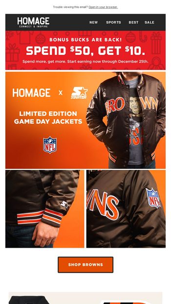 Remember Starter Jackets? They're back at Homage! - Daily Norseman