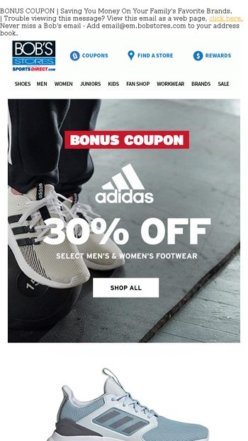 adidas web page