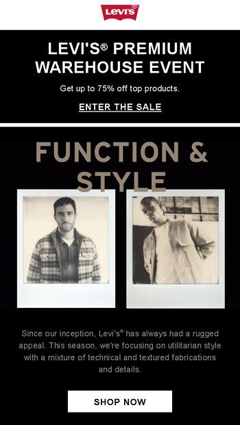 levi's premium warehouse event
