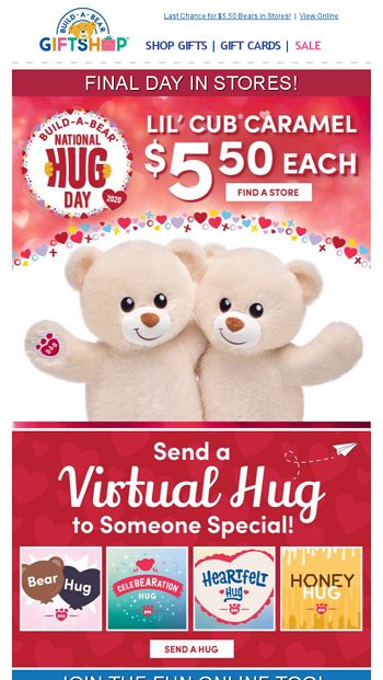 Build-A-Bear Gift Card