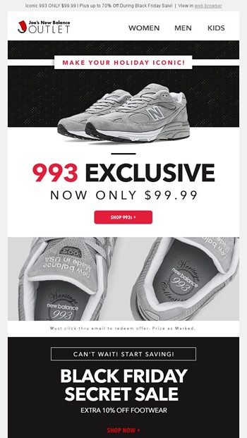 Joe's new balance outlet 10 off