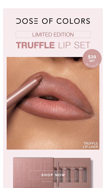 dose of colors truffle lip set