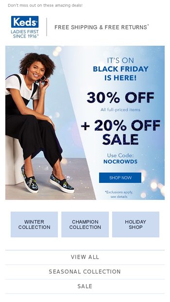 keds black friday