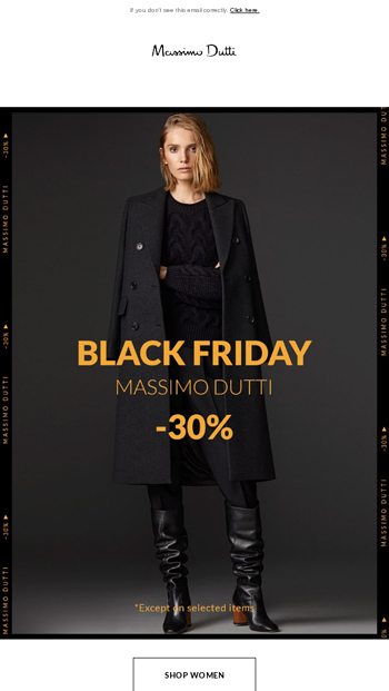 kom tot rust telefoon met tijd Black Friday Massimo Dutti 30% off in stores and online - Massimo Dutti  Email Archive
