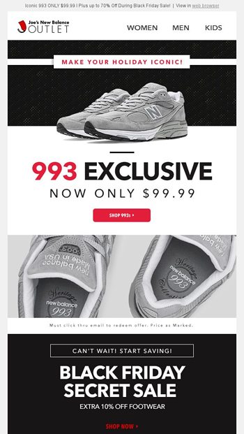 new balance 993 black friday sale