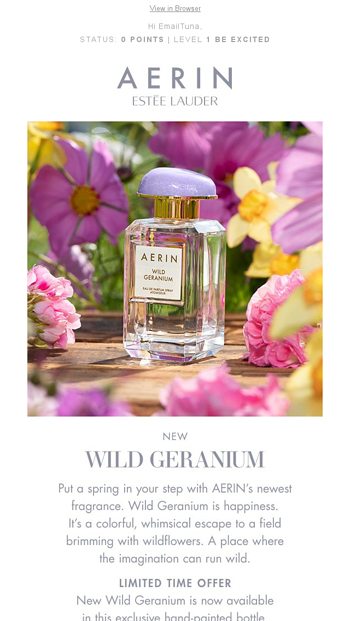 estee lauder wild geranium