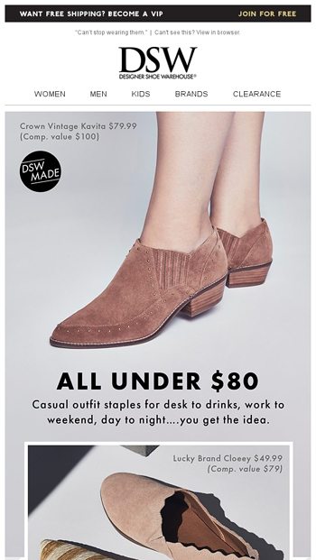 dsw clearance womens flats