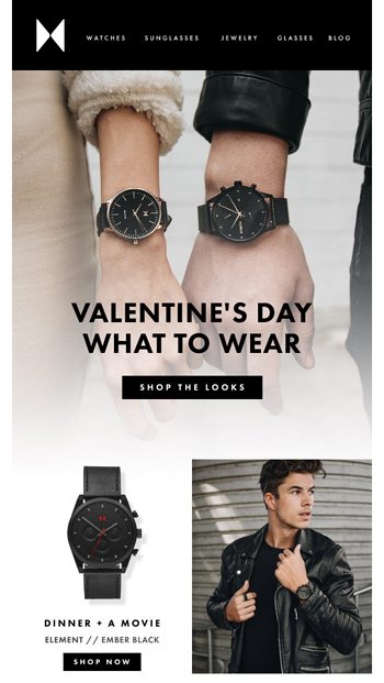 V Day date outfit MVMT Email Archive