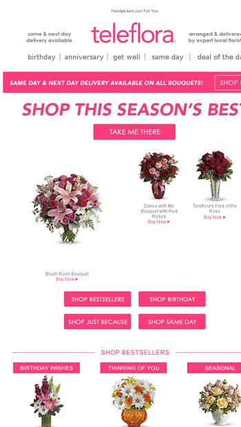 Dont Miss Out on These Teleflora Bouquets