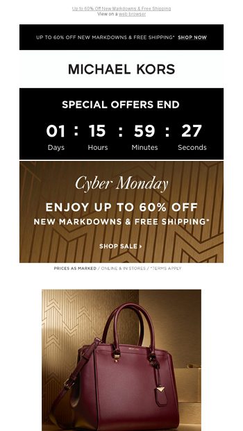 michael kors cyber monday sale