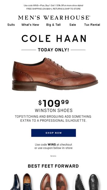 cole haan big and tall