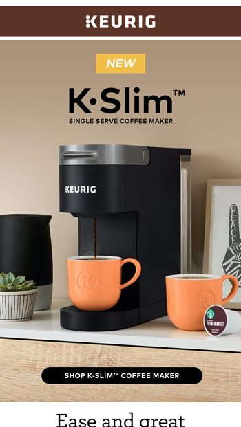 Keurig K-Slim Single Serve Coffee Maker Black KSLIM