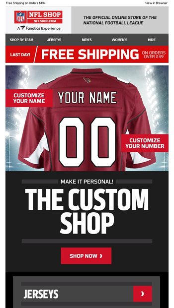 make your nfl jersey