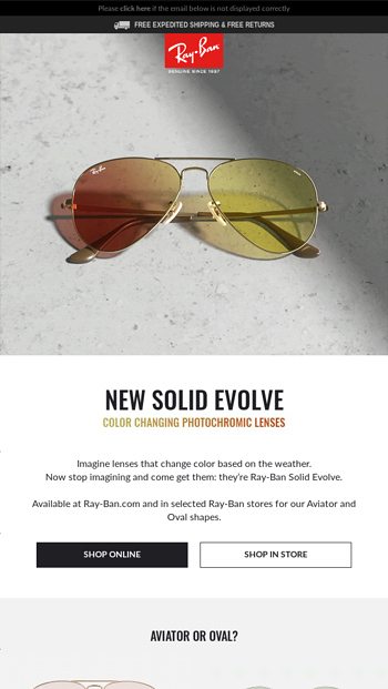 what are ray ban evolve lenses