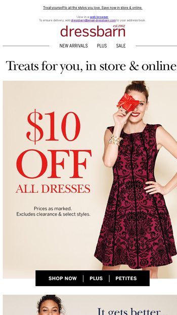 Dresses Pants Jeans All 10 Off Dressbarn Email Archive