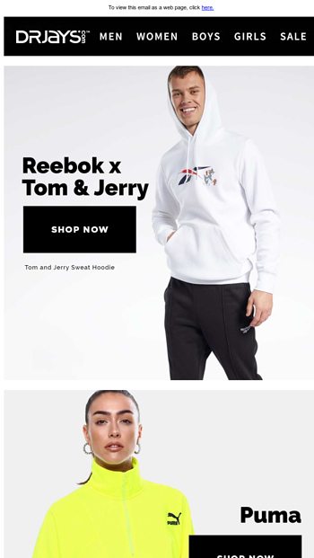 Spring drops from Reebok Fila amp Puma