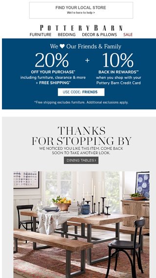 Let Us Make Your Day Are You Still Interested Pottery Barn