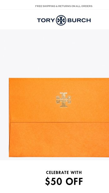 tory burch $50 off coupon