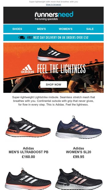 adidas next day delivery