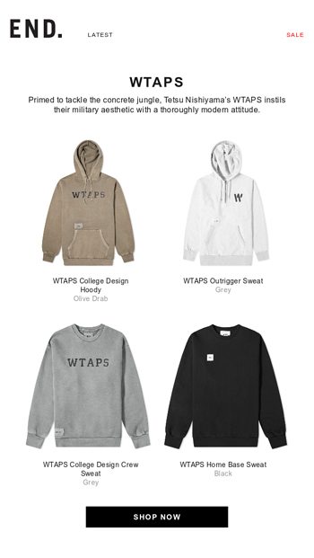 定番大得価 W)taps - wtaps college design sweat grayの通販 by as