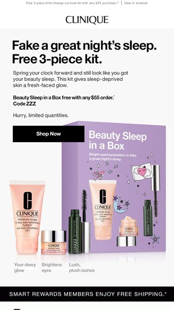 Clinique Beauty Sleep In A Box Kit