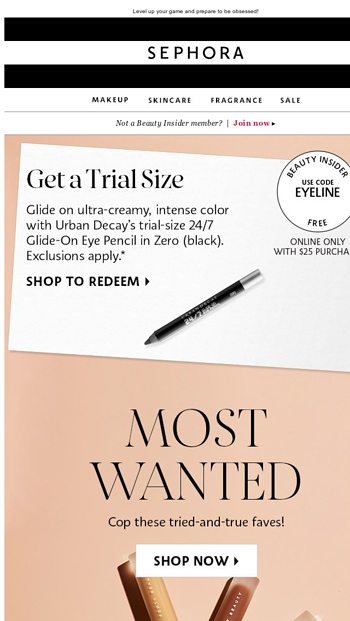 Sephora Email Newsletters