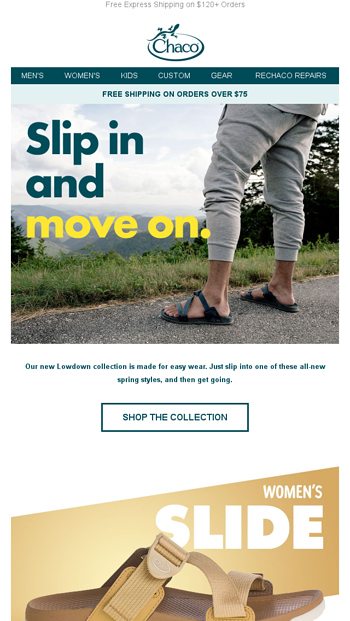 chaco mens slides