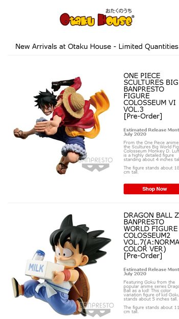 New Arrivals One Piece Scultures Big Banpresto Figure Colosseum Vi Vol 3 Br Pre Order And More Otaku House Email Archive