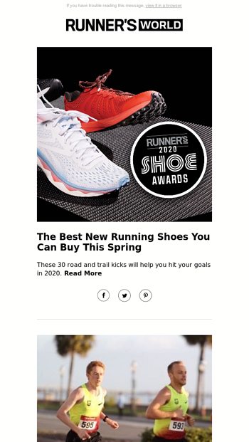 runner's world best running shoes 2020