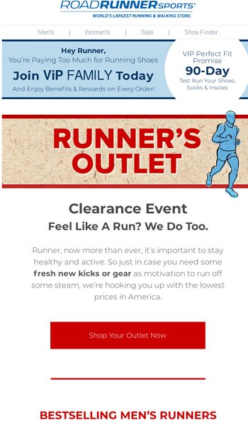 road runner sports outlet
