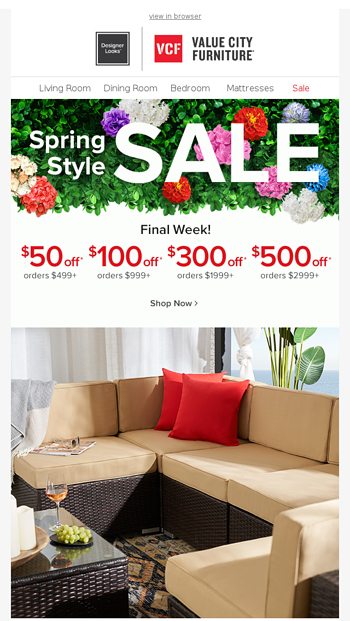 Free Shipping On Outdoor Furniture More Space To Relax