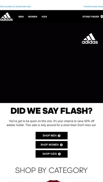 adidas 50 flash sale