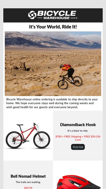 bicycle warehouse online