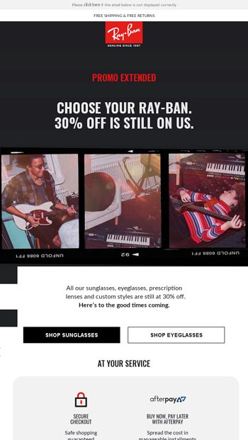 promotion ray ban