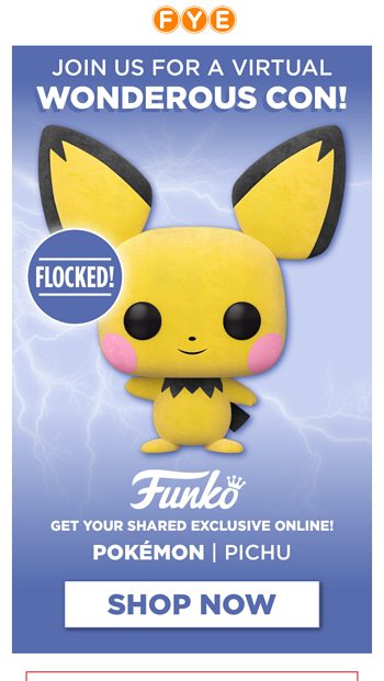 fye flocked pichu