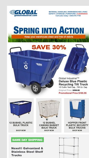 See Whats 30 OFF  Help Keep Your Warehouse Clean