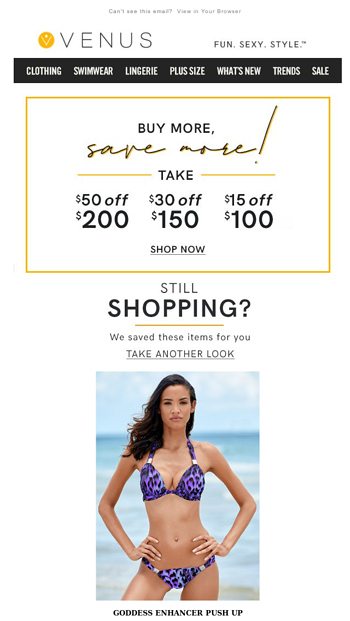 venus swimwear 15 off coupon