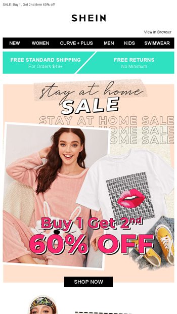 SHEIN Email Newsletters