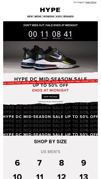 hype dc kids shoes