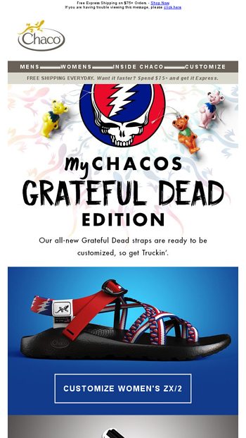 Grateful Dead Your Way Extra 35 Off Sale Sandals Chaco Email