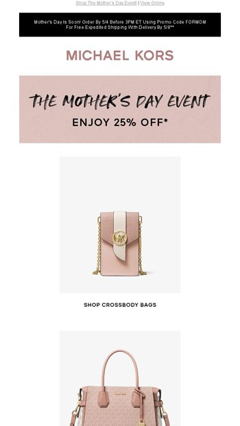 michael kors mother's day promo code