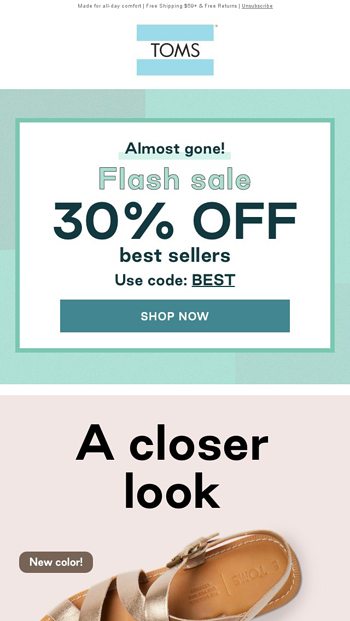 Toms deals flash sale