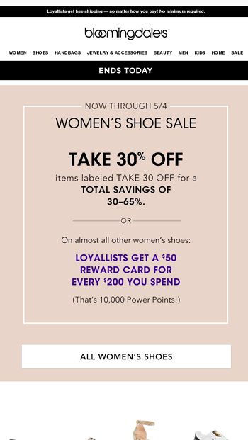 bloomingdales women's shoes sale