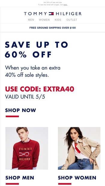 tommy hilfiger sale code