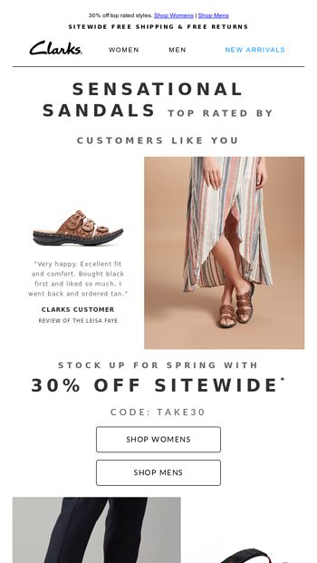 clarks sandals review