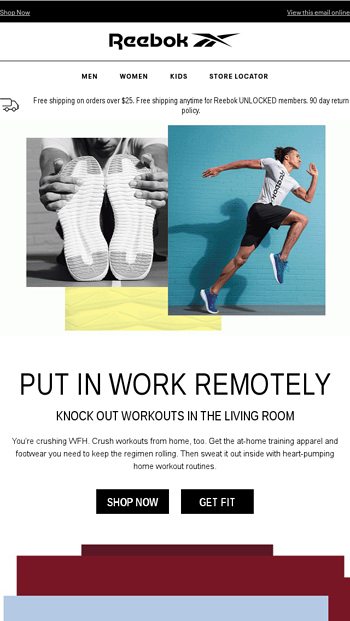 reebok return policy
