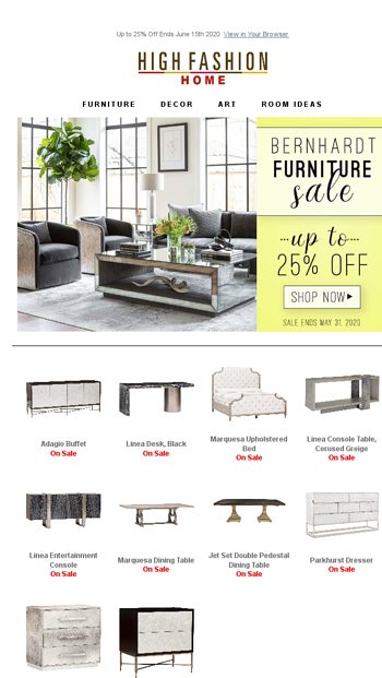 Up To 25 Off Bernhardt Furniture, High Fashion Home Console Table