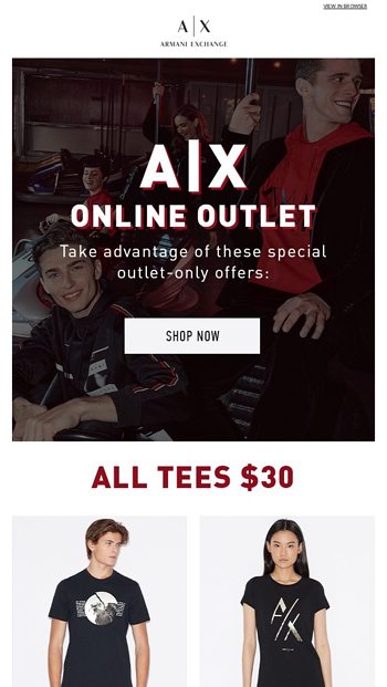 ax outlet online