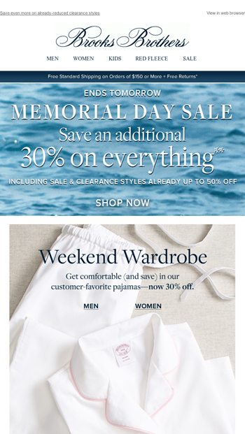 brooks brothers memorial day sale