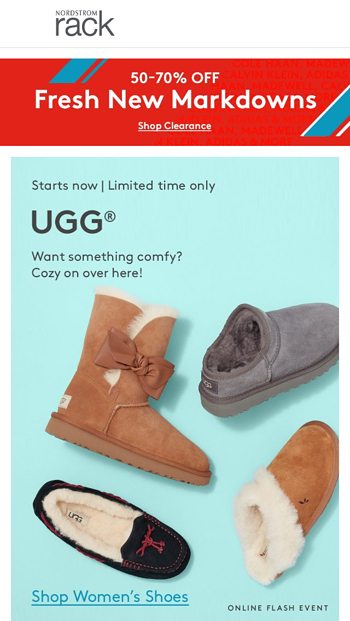 nordstrom rack ugg event